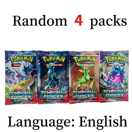 4 Pcs Pokemon Card CHAOS PISING  ASCENDED HEROES  English Booster Battle Pokemon Card Game Carte Trading Collection Cards Gift
