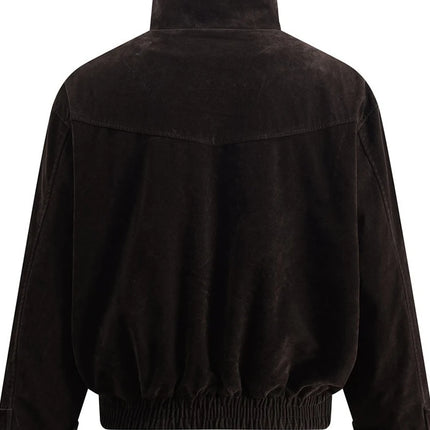Jackets for Man Streetwear American Workwear Jacket Solid Color Stand Collar Asymmetrical Zipper Design Autumn Clean Fit Fashion