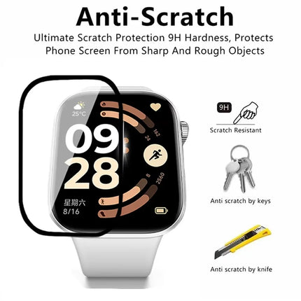 Screen Protector For Xiaomi Redmi Watch 6 Curved HD Anti-Scratch Film Full Coverage Protective For Redmi Watch6 Film Accessories