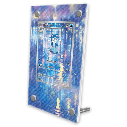 Pokemon Display Cards PTCG Reshiram Zekrom Charizard Espeon Latias SV11 151 Anime Game Expand Art Gifts Acrylic Protective Case