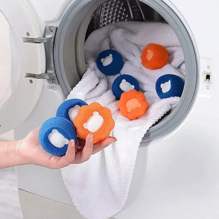 1-5pcs Pet Hair Remover Reusable Ball Laundry Washing Machine Filter Wool Sticker Cat Hair Remover Pet Fur Lint - product ima