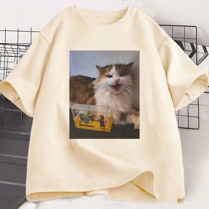 Forsaken Skin 007n7 Love Cat T Shirt Men Women Game Cosplay Tshirt Funny Graphic Tees Cotton Short Sleeve Round Neck T-shirt