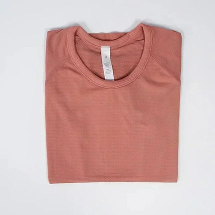 Lemon Women Swiftly Tech 2.0 Yoga  Sports Short Sleeve T-shirt Gym Running Fitness Seamless Short Sleeve Shirt Sportswear Top