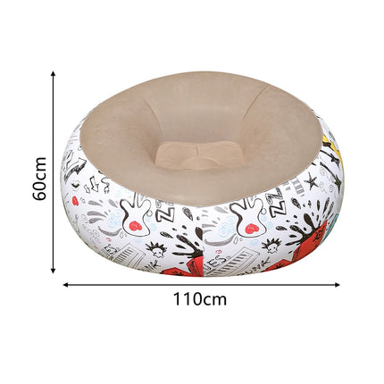 1PC Thickened Inflatable Lazy Sofa Lounge Chair – Perfect for Outdoor Courtyards & Indoor Leisure