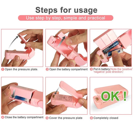 Mini Hea Bag Seal Machine Package Sealer Bags Thermal Plastic Food Bag - product image from BSM MART