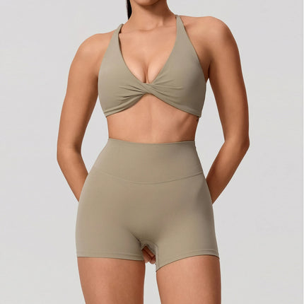 Summer 2PCS Yoga Suit Sports Set Women Quick-Dry Gym Set Women Tracksuit Running Workout Long Sleeve Sports Shirt Yoga Clothing