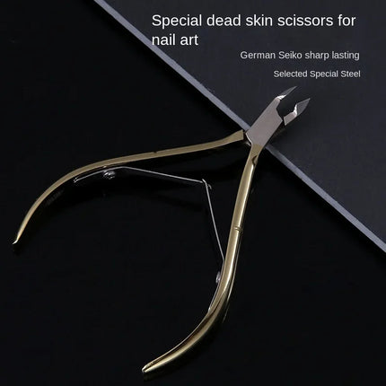 D501 Blade Fingernail Toenail Cuticle Nipper Trimming Stainless Steel Nail Clipper Cutter Cuticle Scissors Plier Manicure Tools