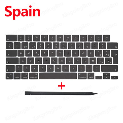 New Replacement Keyboard Keys Keycaps For Macbook Air 13" M2 A2681 Keycap Key Cap UK US RU ES FR IT DK NO DE KR PT HU 2022