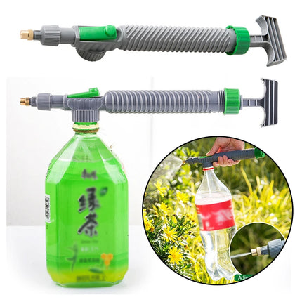 High Pressure Air Pump Manual Sprayer Adjustable Drink Bottle Spray Head Nozzle Garden Watering Tool Sprayer - product image