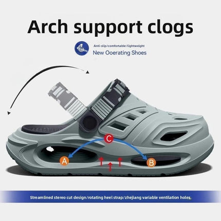 Arch Support, Anti Slip, Soft Sole, Wear-Resistant Cool Slippers for Wearing, Thick Sole Breathable - BSM MART