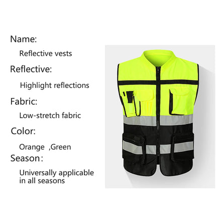 Night Walking Highlight Vests Outdoor Adjustable Safety Vest Lightweight Biking Safety Straps Waterproof Running Gear