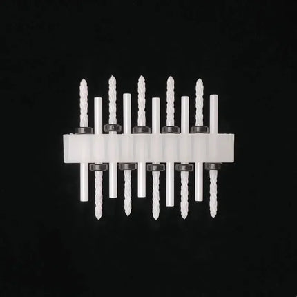 10 Ceramic Drill Bits, Milling Cutters, Rotating Nail Polish Grinding Machine Accessories, Overflow Removal Tool Accessories