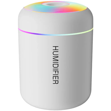 180ML Mini Air Humidifier USB Electric Aroma Diffuser Essential Oil Purifier Aromatherapy Mist Maker Lights For - product ima