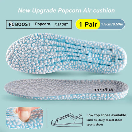 EVA Material Invisible Height Increase Insoles For Shoes Breathable Shock Absorption Comfortable For Women Men