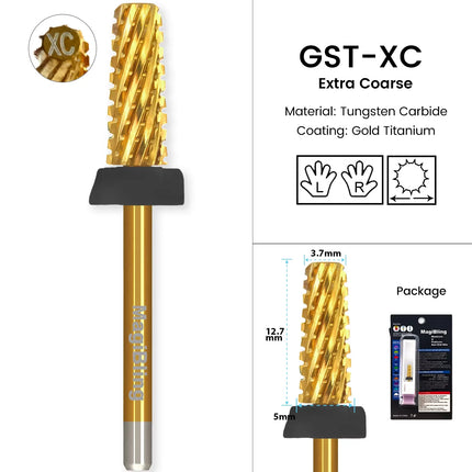 Tapered Barrel Nail Drill Bits Carbide Nails Grinding Head Milling Cutter 4XC Hard Soft Gel Removal Polishing DIY Tools