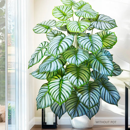 Artificial Monstera and Pothos Leaf Plant
