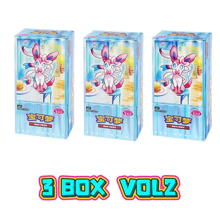 GEM Pack Original Vol.1&2 Pokemon Cards in Chinese Scarlet and Violet Trading PTCG Bag Box NO Cbb1C Card Surprised Gift