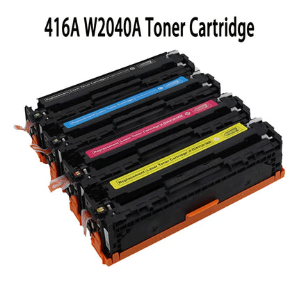 416A W2040A toner set in black, cyan, magenta and yellow