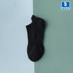 5 Pairs Black / EUR 34-39(US 4-9)