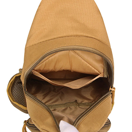 Outdoor Tactical Camouflage Kettle Chest Pack Bags Men Hiking Backpack Nylon Hunting Fishing Molle Army Trekking Shoulder Bag
