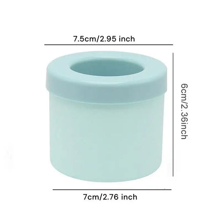 Silicone Ice Cube Mold Round Ice Bucket Summer Homemade DIY Refrigerator Freeze Ice Maker Creative Ice Cube Mold Barware Tools