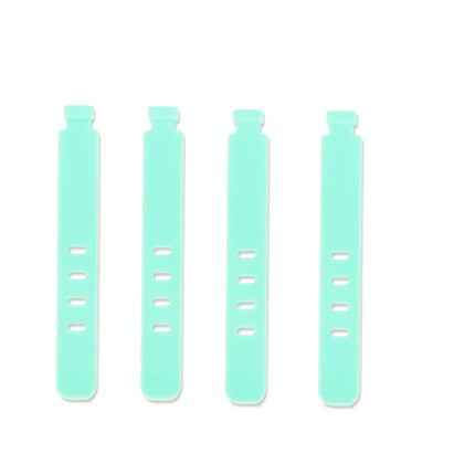 20/12/4PCS Cable Ties Cord Organizer Management Silicone Wire Holder Straps Zip Clips Reusable Tie Wraps Keeperwinder Rubber