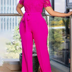 rose red jumpsuits / M