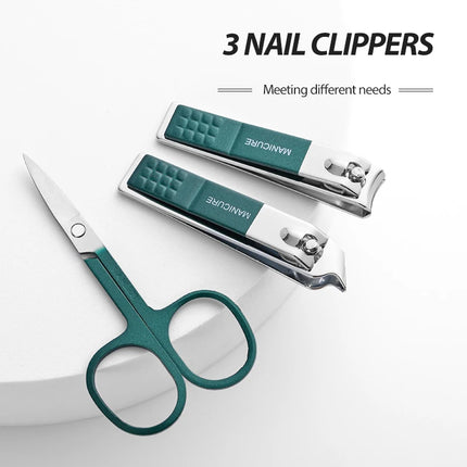 Nail Scissors Set Household High End Mens And Womens Special Nail Clippers Manicure Beauty Tools 6 Piece Portable - product i