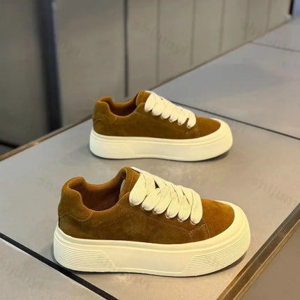 Men Casual Sports Shoes Spring Autumn Comfortable Anti Slip Outdoor Running Shoe Fashion Lace Up Platform Retro Vulcanized Shoes
