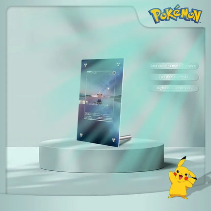 Pokemon Card Brick Photo Frame Van Gogh Museum Pikachu Charizard Acrylic Card Brick Photo Frame PTCG Gift Toy Not Include Cards