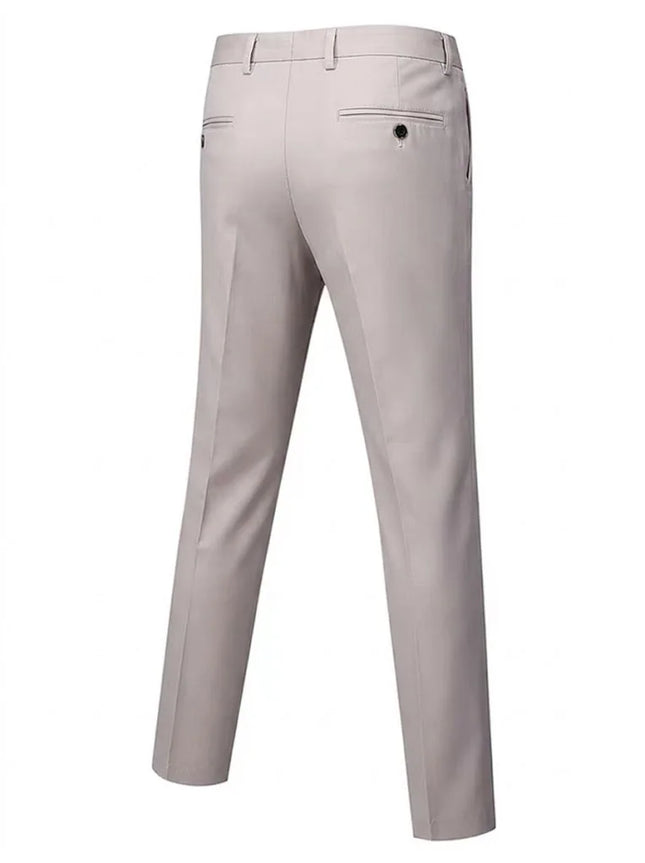 M-6XL Herrenmode Boutique Einfarbige Formelle Business-Anzugshose Bräutigam Hochzeitskleid Herren Freizeit Anzughose