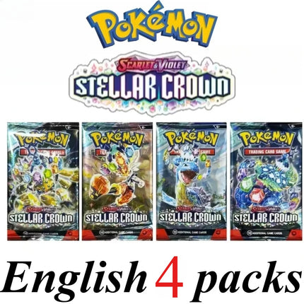 Pokemon Cards Mega Evolution Ascended Heroes English Version Cards Per Pack Rare Trading Cards for Collection Gift 4 Packs