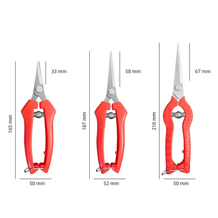 Non-slip Handle Pruning Shears Branch Grass Garden Fruit Tree Trimming Sharp Blade Scissors Knife One-handed Cutting Knife Tools