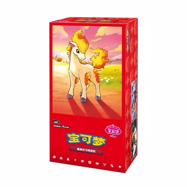 Pokemon PTCG Spielkartensammlung Vol 4 Gem Pack Booster Box Exquisites Felori Vereinfachte chinesische Version Sammlergeschenk