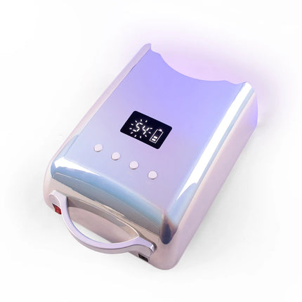 New Product 2025 Nail Supply Love This Diamond Shining Cordless Nail Drying Machine Portable 78W UV Light Emitting Diode Nail La