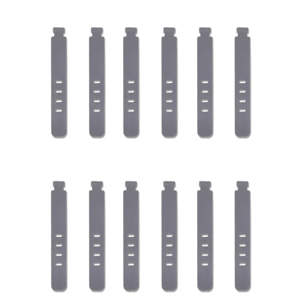 20/12/4PCS Cable Ties Cord Organizer Management Silicone Wire Holder Straps Zip Clips Reusable Tie Wraps Keeperwinder Rubber