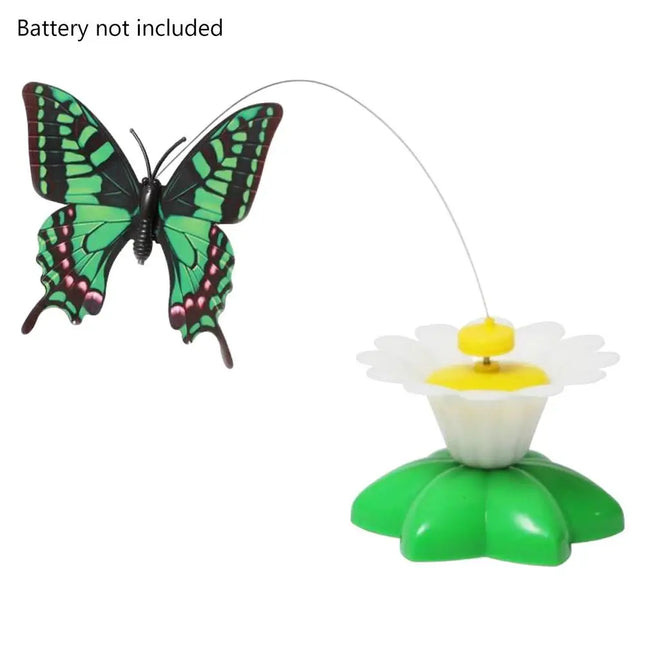 Interactive Cat Teaser Wand Toy - Automatic Rotating Electric Flying Butterfly Hummingbird, Indoor - product image 7
