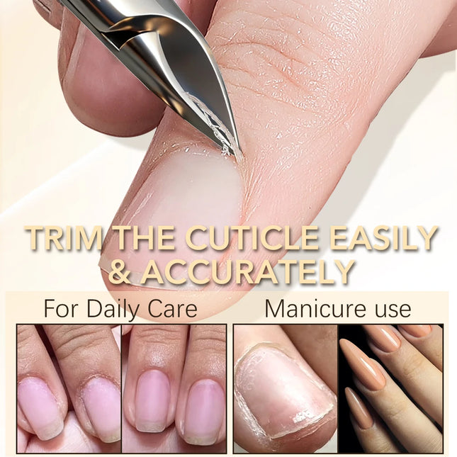 1Pcs Professional Cuticle Nippers Nail Cuticle Cutter Trimmer Stainless Steel Cuticle Clippers Manicure Nail Care Tools