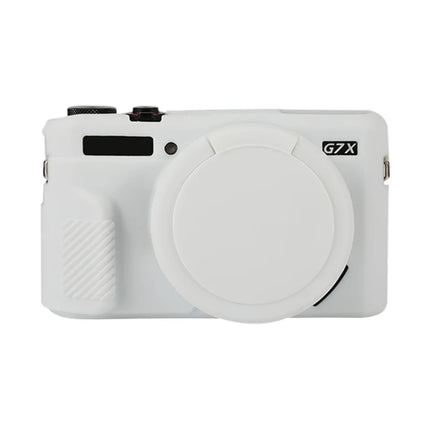 High Quality Soft Silicone Case For Canon PowerShot G7 X Mark II / G7X II / G7X2 Camera Protective Shell with Lens Cover