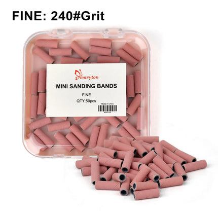 5000Pcs/Carton Nail Drill Bits Sets Pink 3mm Mini Sanding Bands Kits Manicure Accessories Tools
