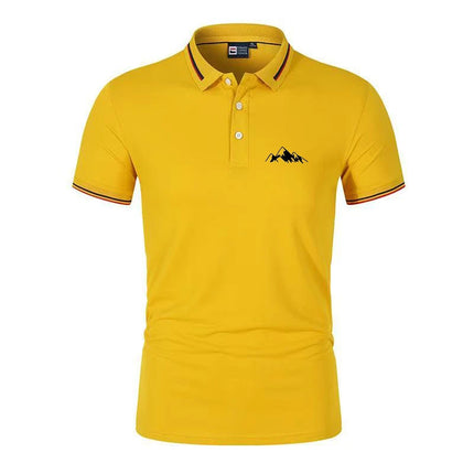Quick Dry Men's Sports Polo Shirt Golf wear Summer Gym Fitness Training Clothing Comfortable Breathable Shirts