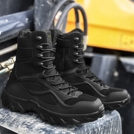 Men Shoes Tactical Boots Special Forces Field Man Boot Lightweight Outdoor Non-Slip Men Zapatillas Hombre Motorcycle Boots