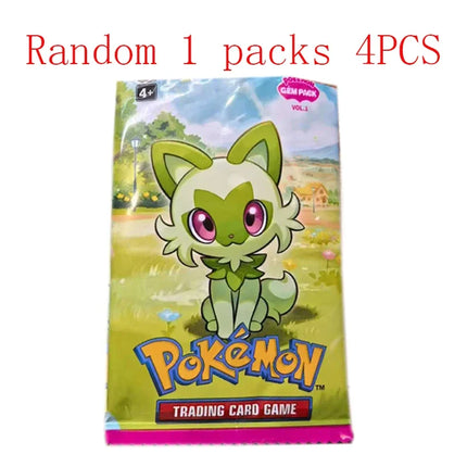 2025New GEM Pack not Original Vol.1 Pokemon Cards English version Trading PTCG Bag Box NO cbb1C Pikachu Card Available Gifts