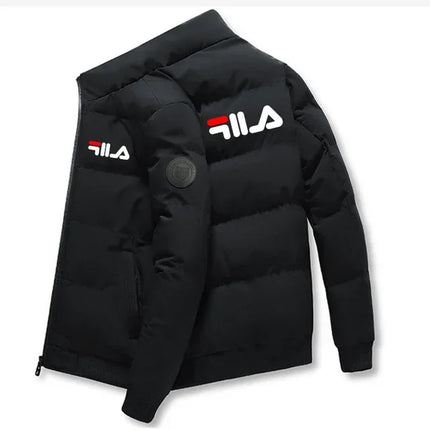 New 2026 Autumn/winter Men's Short Jacket, Fashionable Outdoor Casual Stand-up Collar Zipper Men's Cotton-padded Jacket