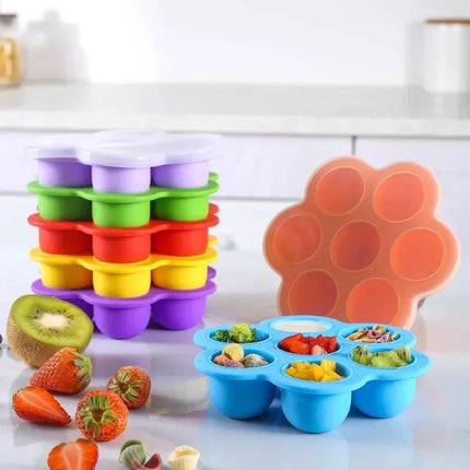 Reusable Gel Silicone Molds for Baby Food, Freezer Tray, Snack Freezer Storage Box, Pastry and Pastry Silicone Molds, 1Pc