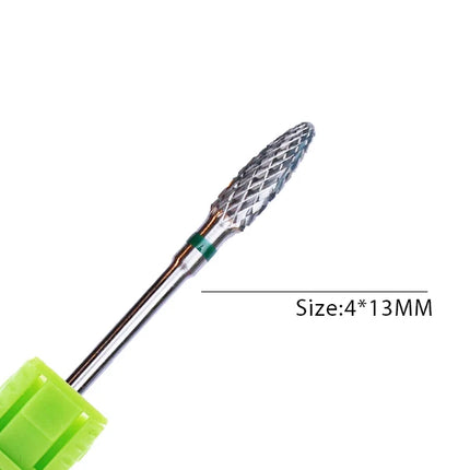 1pc Carbide Tungsten Nail Drill Bit Rotate Burr Milling Nail Cutter Bits Electric Drill Machine For Manicure Pedicure Tools