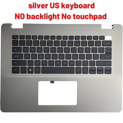 NEW For Vostro 3400 3401 3405 V3400 UK/Russian/US/Latin/spanish/Brazil laptop keyboard/palmrest upper cover case