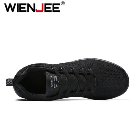 Men Running Walking Knit Shoe Casual Sneakers Breathable Sports Running Athletic Gym Lightweight - product view 4