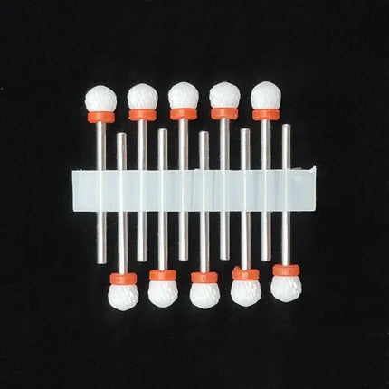 10 Ceramic Drill Bits, Milling Cutters, Rotating Nail Polish Grinding Machine Accessories, Overflow Removal Tool Accessories
