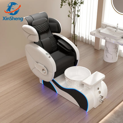 XinSheng Pedicure Chair Salon Chairs SPA Furniture Back Massage Chair Pedicure Stool Nail Sofa Couch Foot Bath Foot Soaking